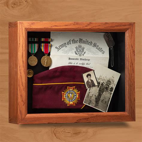 FRAMED MEDAL DISPLAY CASE - Hill Military Medals