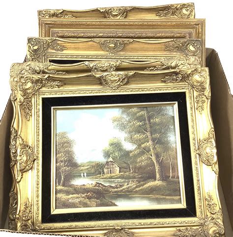 Framed Oil Painting - Etsy - balustradellc