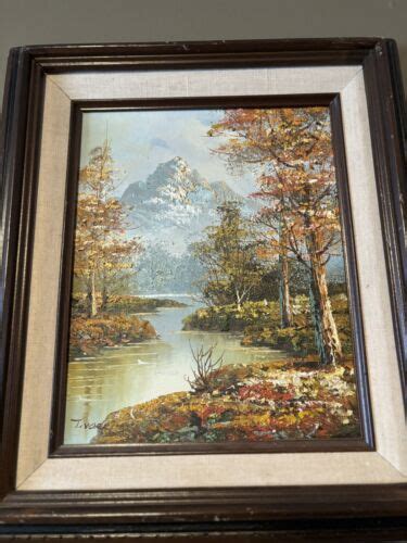 Framed Oil Painting Signed on Canvas - Etsy - balustradellc