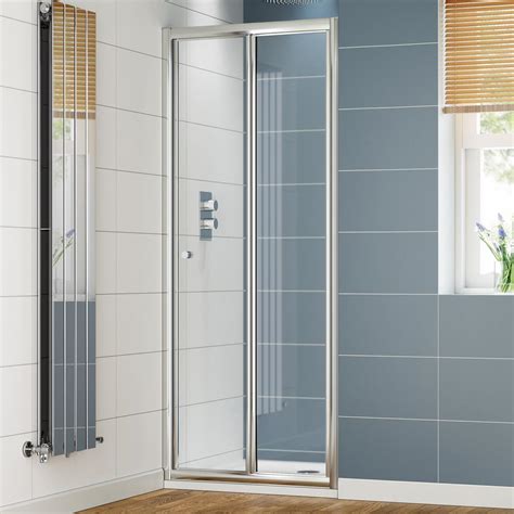 FRAMELESS BI FOLD/PIVOT Shower Door Enclosure Walk In …