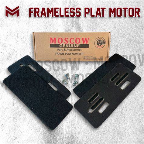 Frameless plat Motor Dudukan Plat Universal semua motor MOSCOW - raincitystudios.com