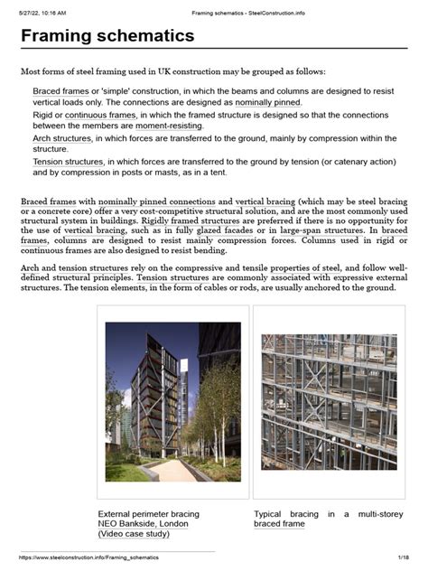 Framing schematics - SteelConstruction.info - balustradellc