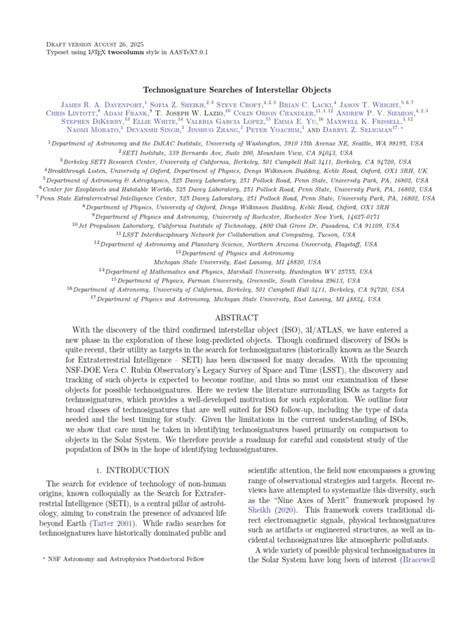 Framing the Possibility Space for Technosignature Searches - muktibox.com