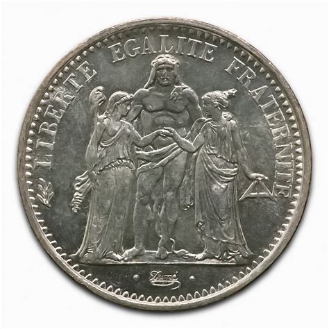 France silver 10 Francs 1965-1973 Hercules Group - balustradellc