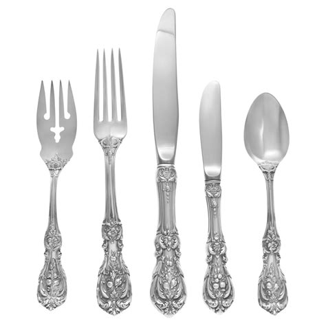 FRANCIS THE FIRST sterling silver flatware set patented in 1907 by Reed