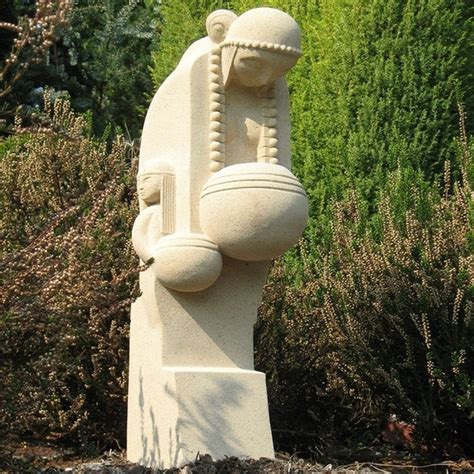 Frank Lloyd Wright Sandstone Nakoma Garden Statue | Garden Statue ... - balustradellc