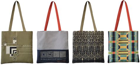 Frank Lloyd Wright Tote | Midcentury Geometric Patchwork - Etsy - balustradellc