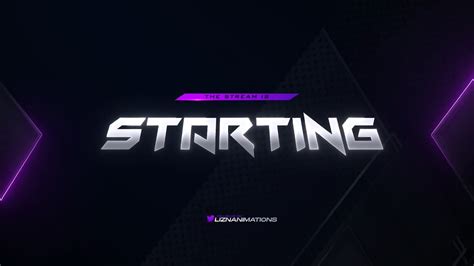 FREE! DOWNLOAD Animated Stream Starting Soon/Ending/Be Right Back