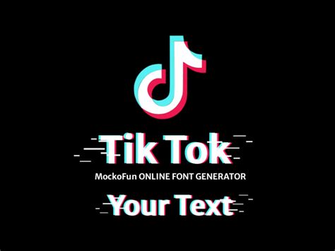 FREE] TikTok Font Generator MockoFUN