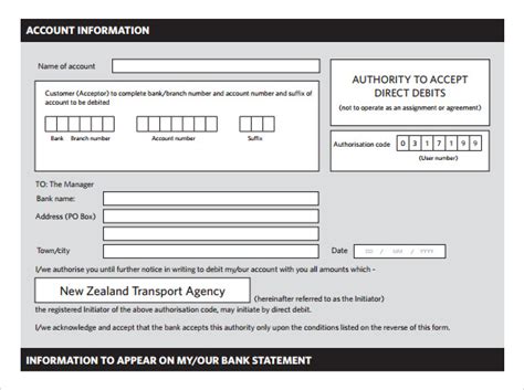 FREE 10+ Direct Debit Forms in PDF MS Word