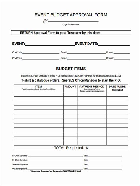 FREE 10+ Event Approval Forms in PDF Ms Word