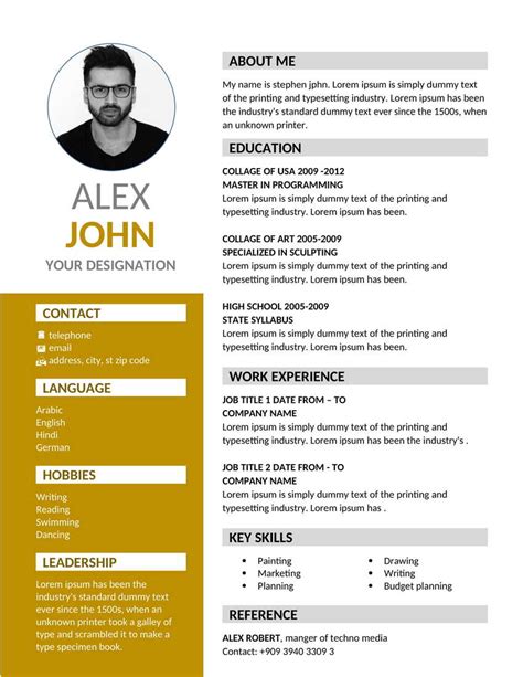 FREE 10+ Sample Student Resume Templates in PDF MS Word Excel