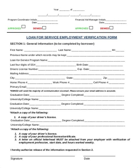 FREE 10+ Sample Verification Forms in PDF MS Word