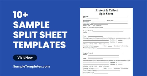 FREE 10+ Split Sheet Samples in PDF