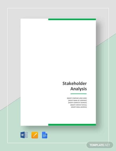 FREE 10+ Stakeholder Analysis Samples in Google Docs MS Word Pages PDF