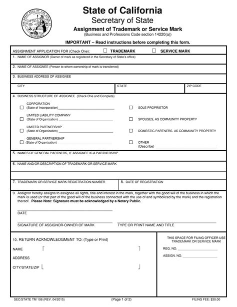 FREE 10+ Trademark Assignment Forms in PDF MS Word