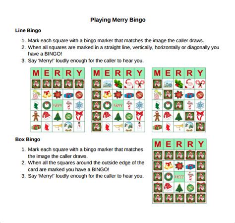 FREE 11+ Sample Christmas Game in PDF MS Word Excel