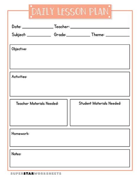 FREE 11+ Sample Daily Lesson Plan Templates in PDF MS Word