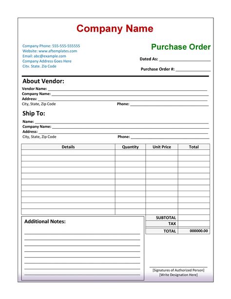 FREE 11+ Sample Purchase Order Forms in MS Word PDF