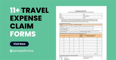 FREE 11+ Sample Travel Expense Claim Forms in MS Word PDF MS Excel
