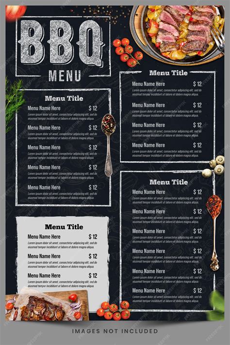 FREE 12+ Barbecue Menu Examples in PSD AI EPS Vector Examples
