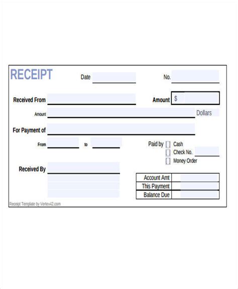 FREE 12+ Cash Receipt Templates in Google Docs Google Sheets Excel