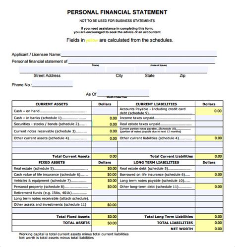 FREE 12+ Financial Statement Samples in Google Docs MS Word Pages PDF