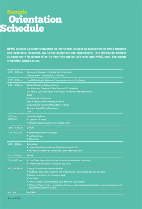 FREE 12+ Orientation Schedule Samples & Templates in PDF MS Word