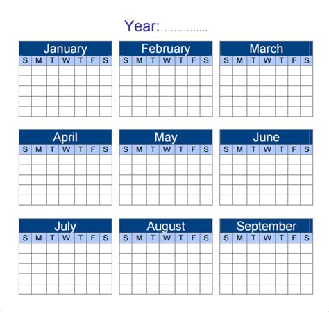 FREE 12+ Sample Daily Calendar Templates in PDF MS Word Google Docs