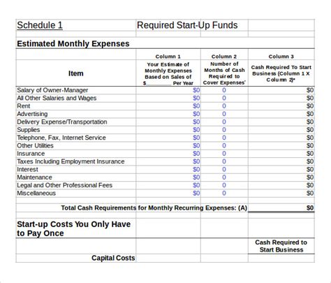 FREE 13+ Financial Plan Samples in PDF MS Word Excel Google Docs