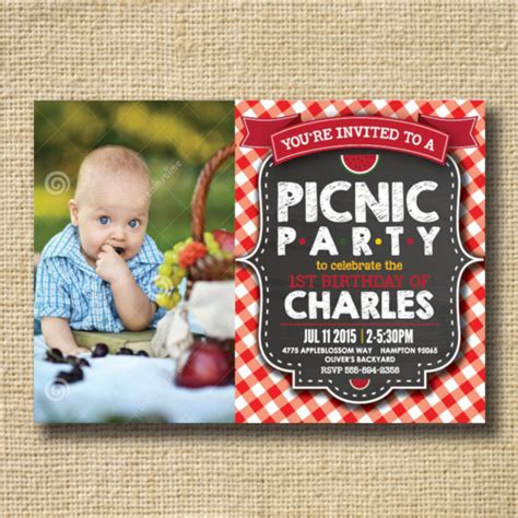 FREE 13+ Picnic Invitation Templates in PSD EPS AI MS Word