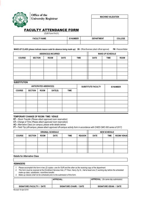 FREE 14+ Faculty and Students Forms in PDF MS Word Excel