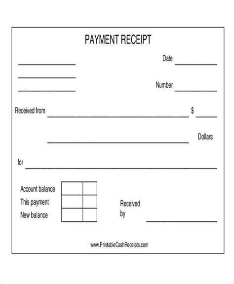 FREE 14+ Payment Receipt Acknowledgment in PDF MS Word Excel