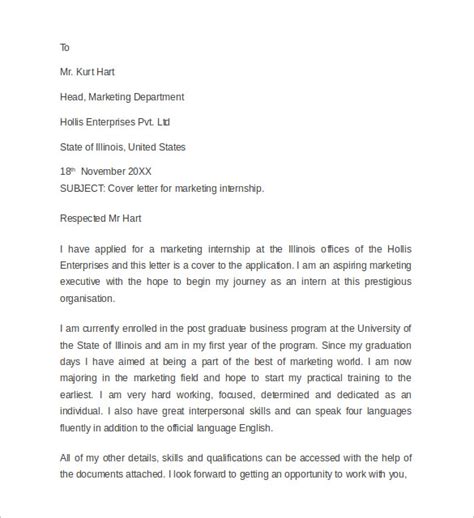 FREE 14+ Sample Internship Letter Templates in PDF MS Word