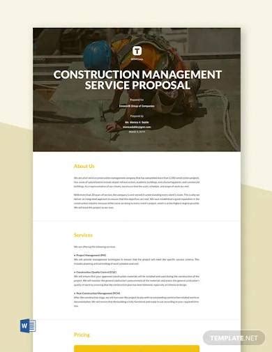 FREE 15+ Management Proposal Examples in PDF Google Docs Pages