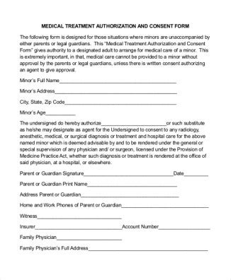 FREE 15+ Medical Authorization Forms in PDF Excel MS Word