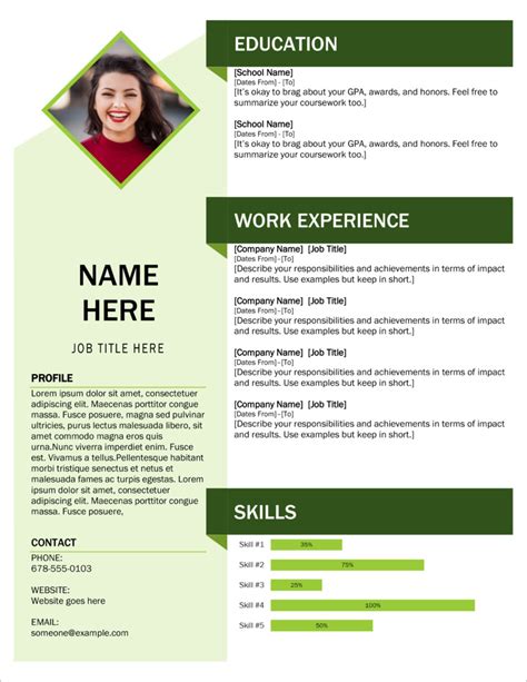 FREE 16+ Sample CV Templates in MS Word PDF Pages PSD