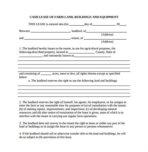 FREE 16+ Sample Land Lease Agreement Templates in PDF MS Word Google Docs Pages