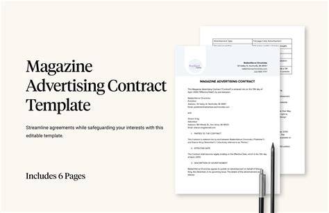FREE 17+ Advertising Contract Examples in PDF Google Docs Pages