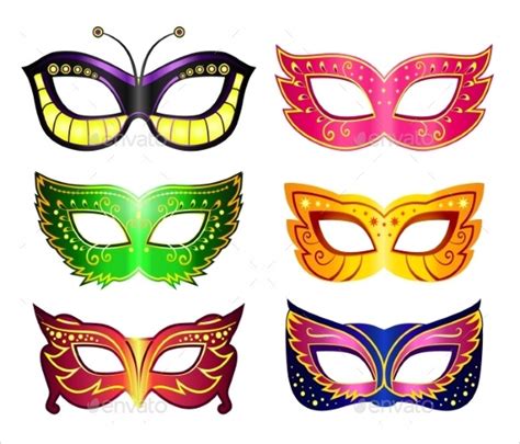 FREE 17+ Amazing Masquerade Mask Templates in MS Word PSD EPS AI