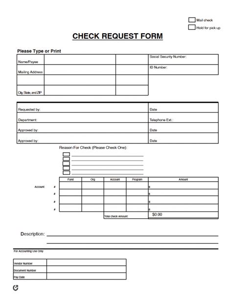 FREE 18+ Check Request Forms in PDF
