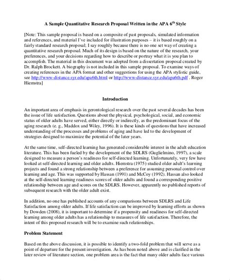 FREE 18+ Sample Research Proposals in PDF MS Word