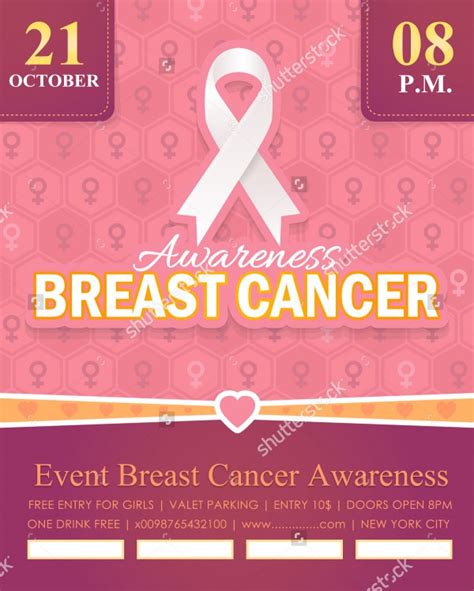 FREE 19+ Breast Cancer Flyer Templates in PSD AI InDesign MS Word