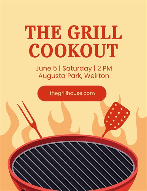 FREE 19+ Fabulous Cookout Flyer Templates in MS Word PSD Vector EPS