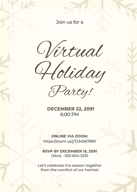 FREE 19+ Holiday Party Invitation Designs & Examples in PSD AI EPS