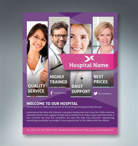 FREE 19+ Hospital Flyer Templates in PSD EPS