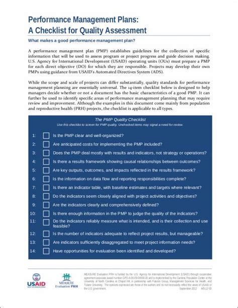 FREE 19+ Quality Checklist Samples & Templates in PDF MS Word
