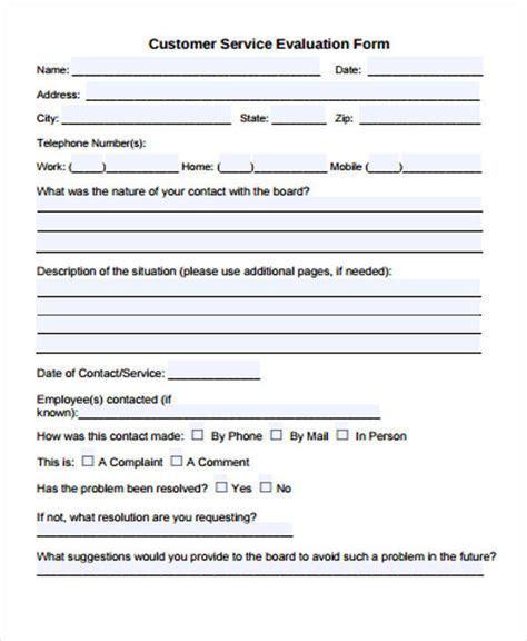 FREE 20+ Service Form Formats in PDF MS Word