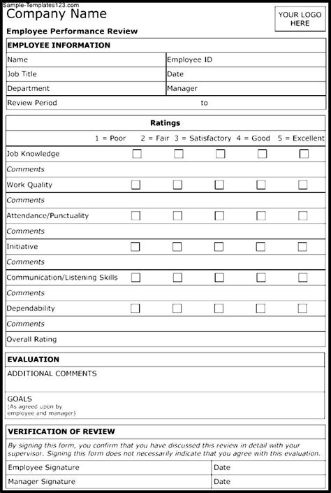 FREE 22+ Employee Evaluation Form Examples & Samples in PDF MS Word
