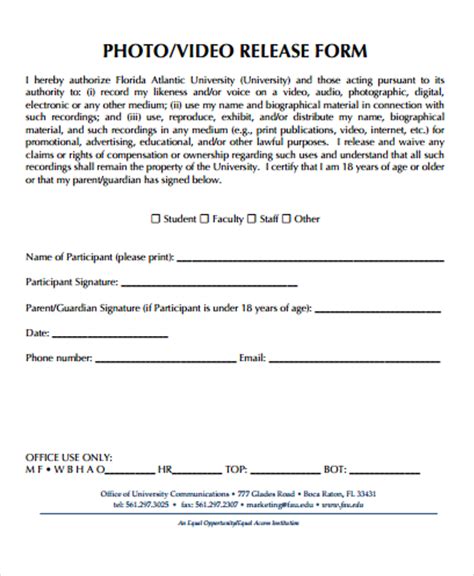 FREE 22+ Print Release Forms in PDF MS Word